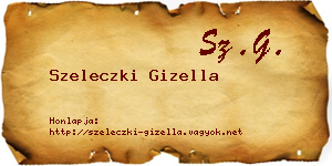 Szeleczki Gizella névjegykártya